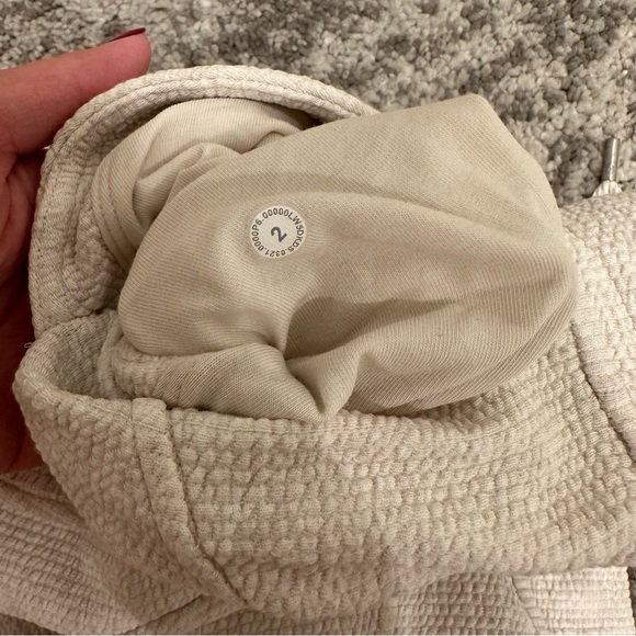 EUC LULULEMON Ribbed High-Rise Jogger 25" *7/8 Length Heathered White Opal 2 - Picture 7 of 10